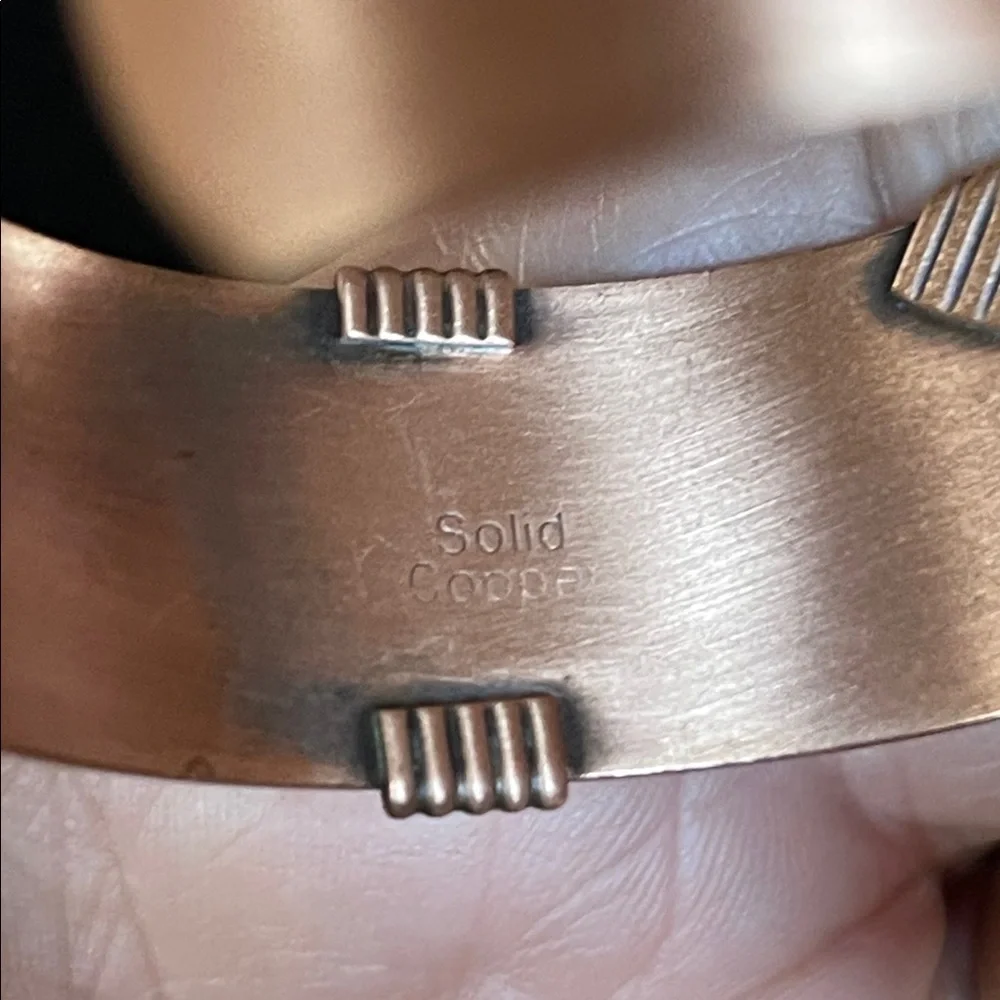 Sophisticated Copper and Black Bracelet